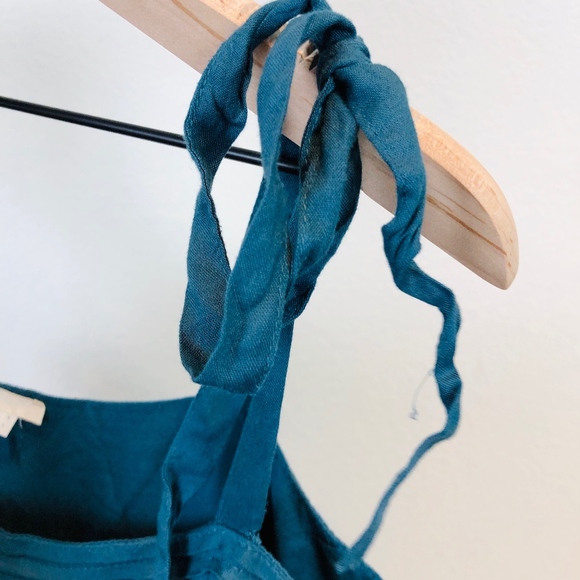 Anthropologie Floreat Senna Teal Dress - Picture 6 of 8